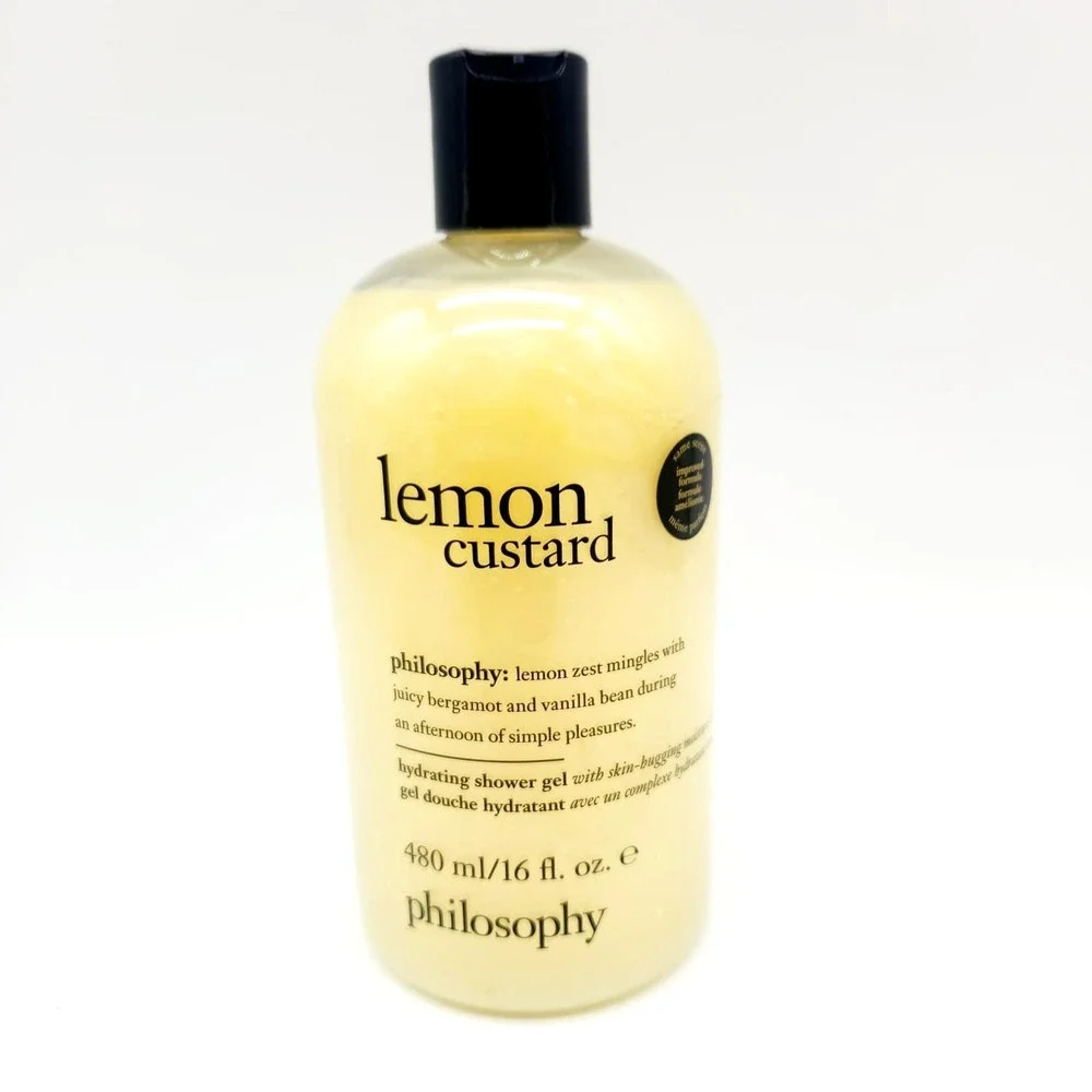 Philosophy Lemon Custard Shampoo Shower Gel Bubble Bath 16‎ oz